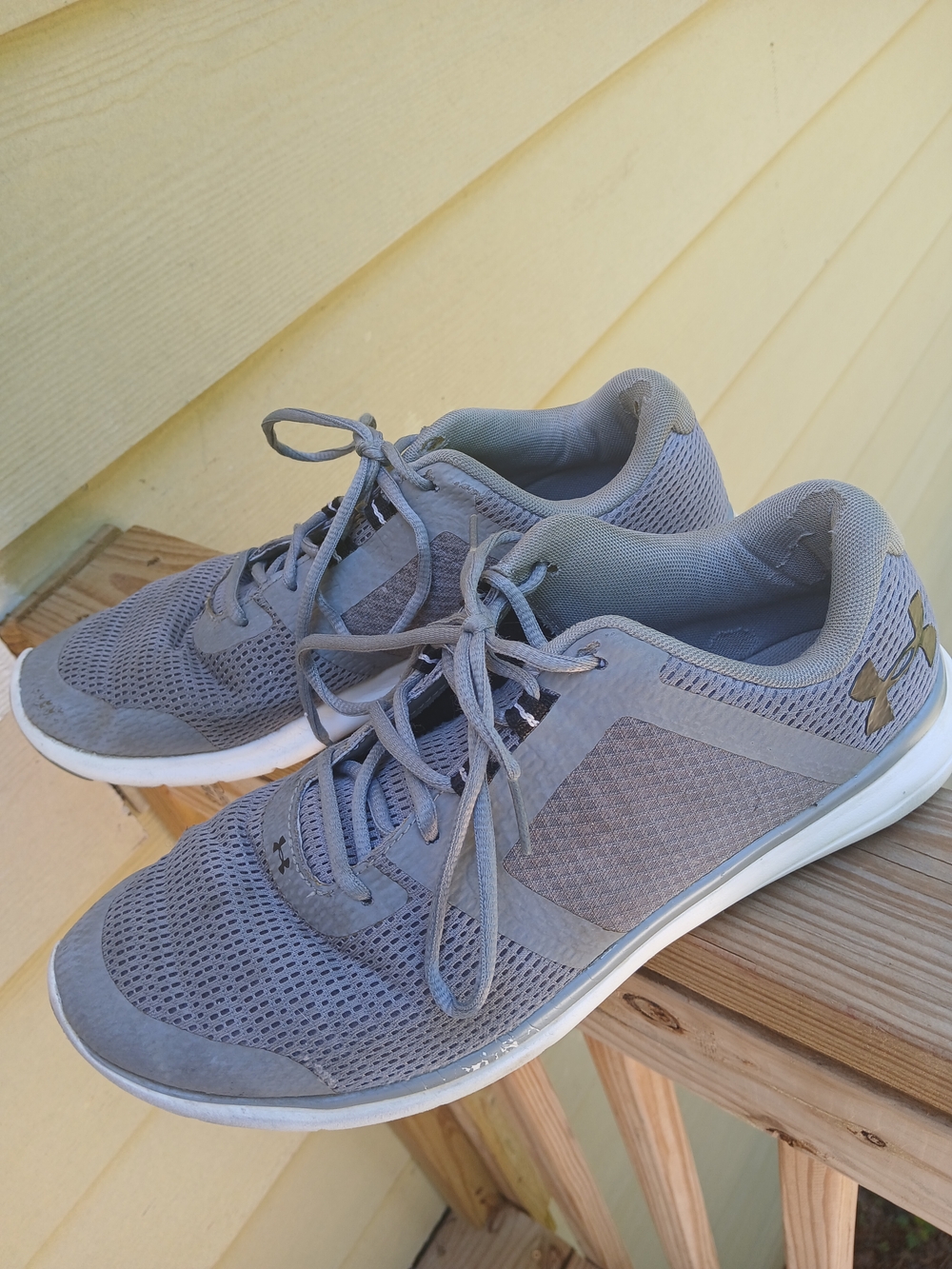 Under Armour Fuse Men's Gray Mesh Training Shoes